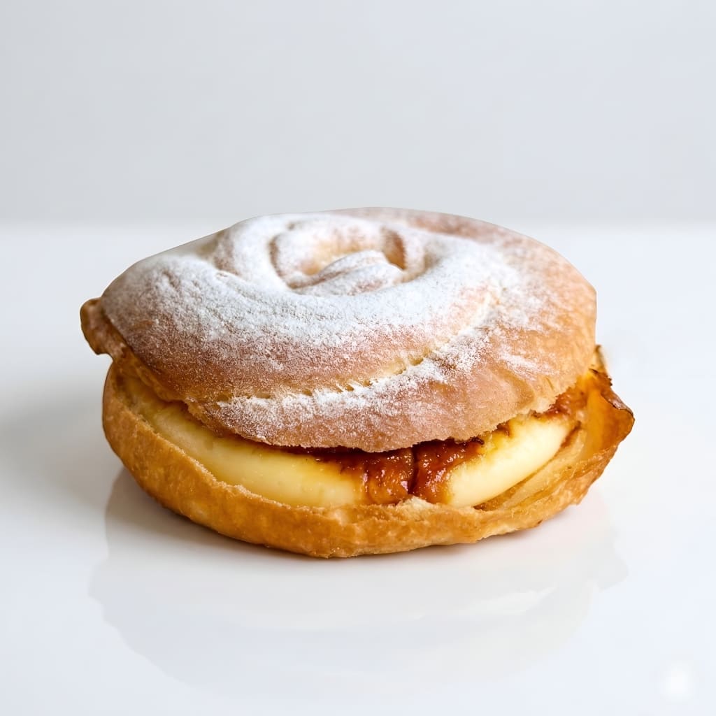 Ensaimada individual de crema