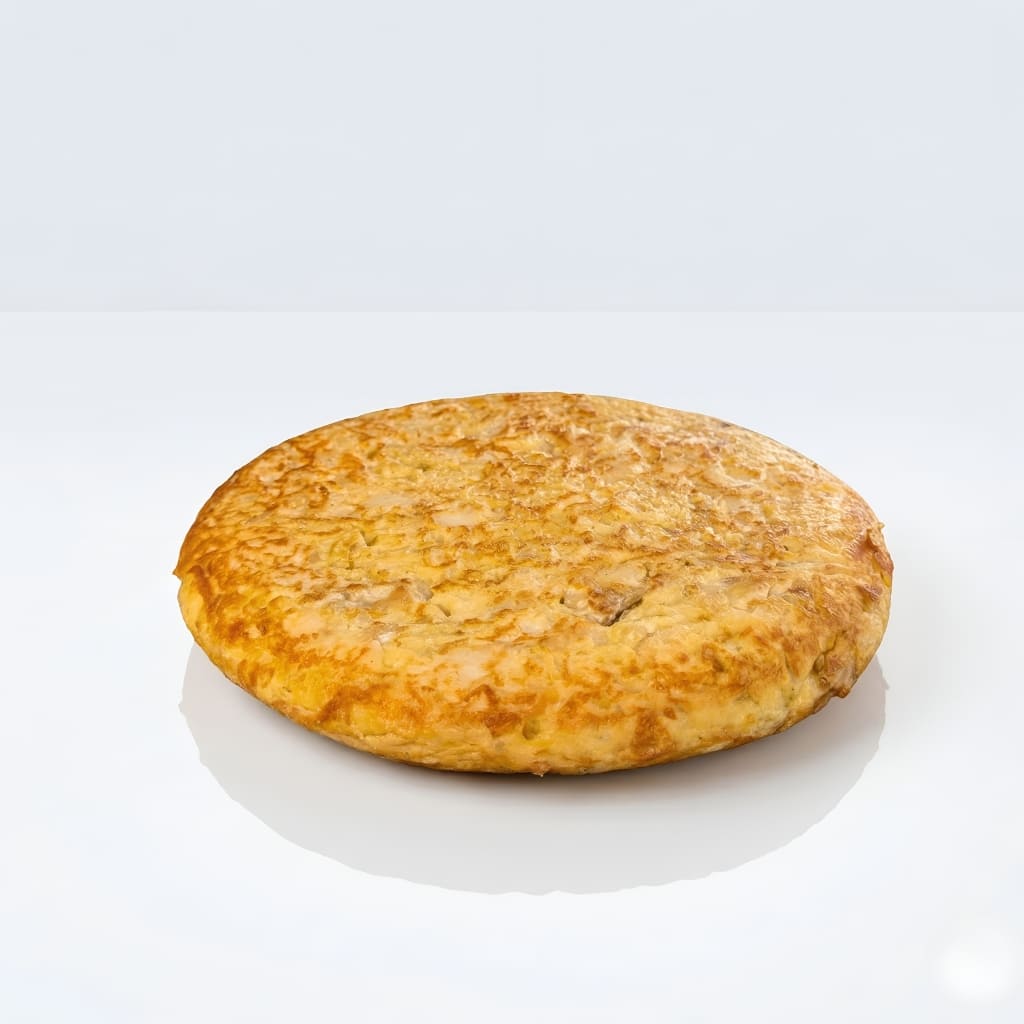 Tortilla de patata con bacalao
