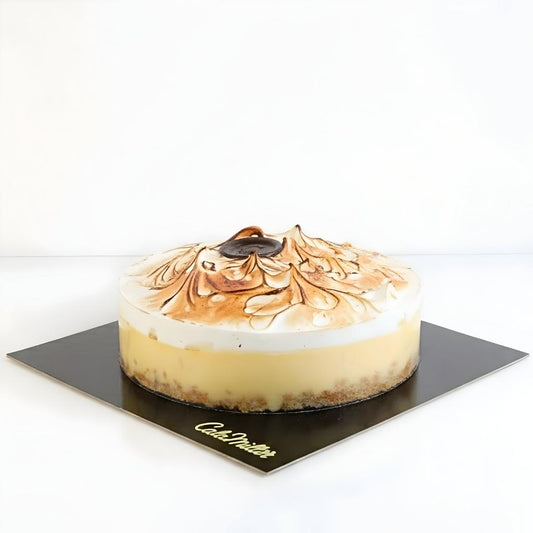 Tarta de mousse de limón al cava