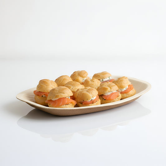 Bandeja de choux de salmón