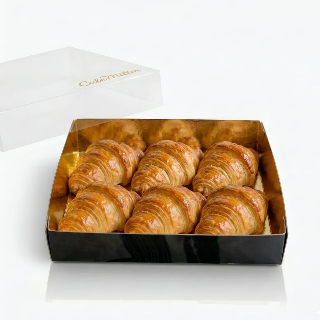 Bandeja de mini croissants