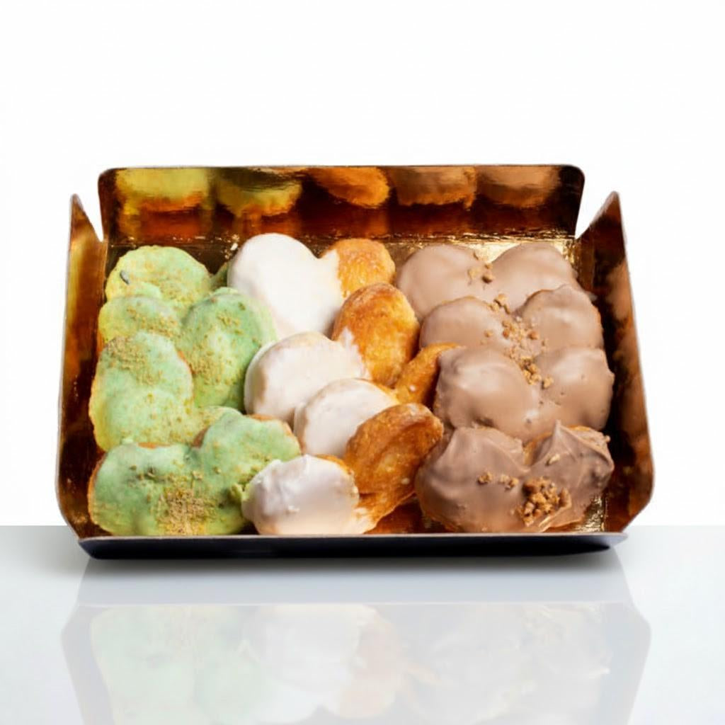 Bandeja de palmeritas de sabores