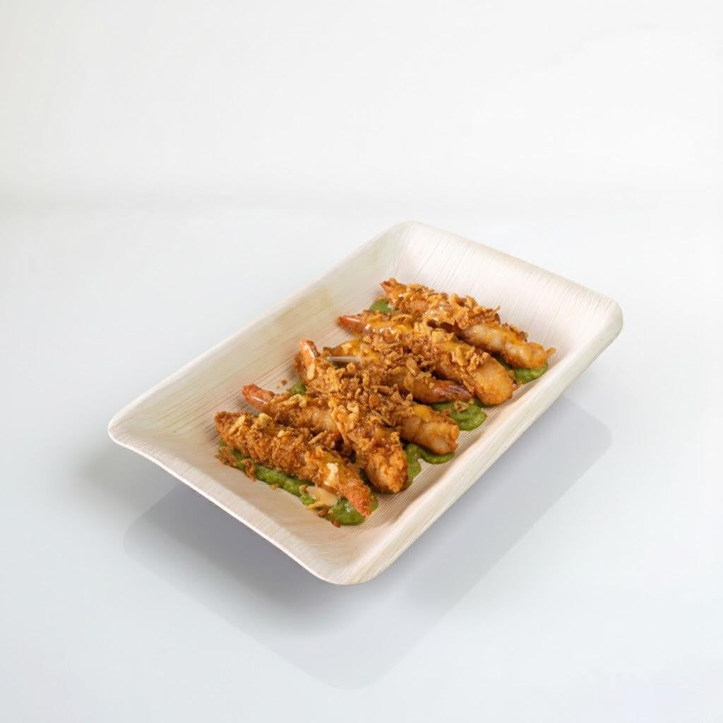 Bandeja de langostinos torpedo