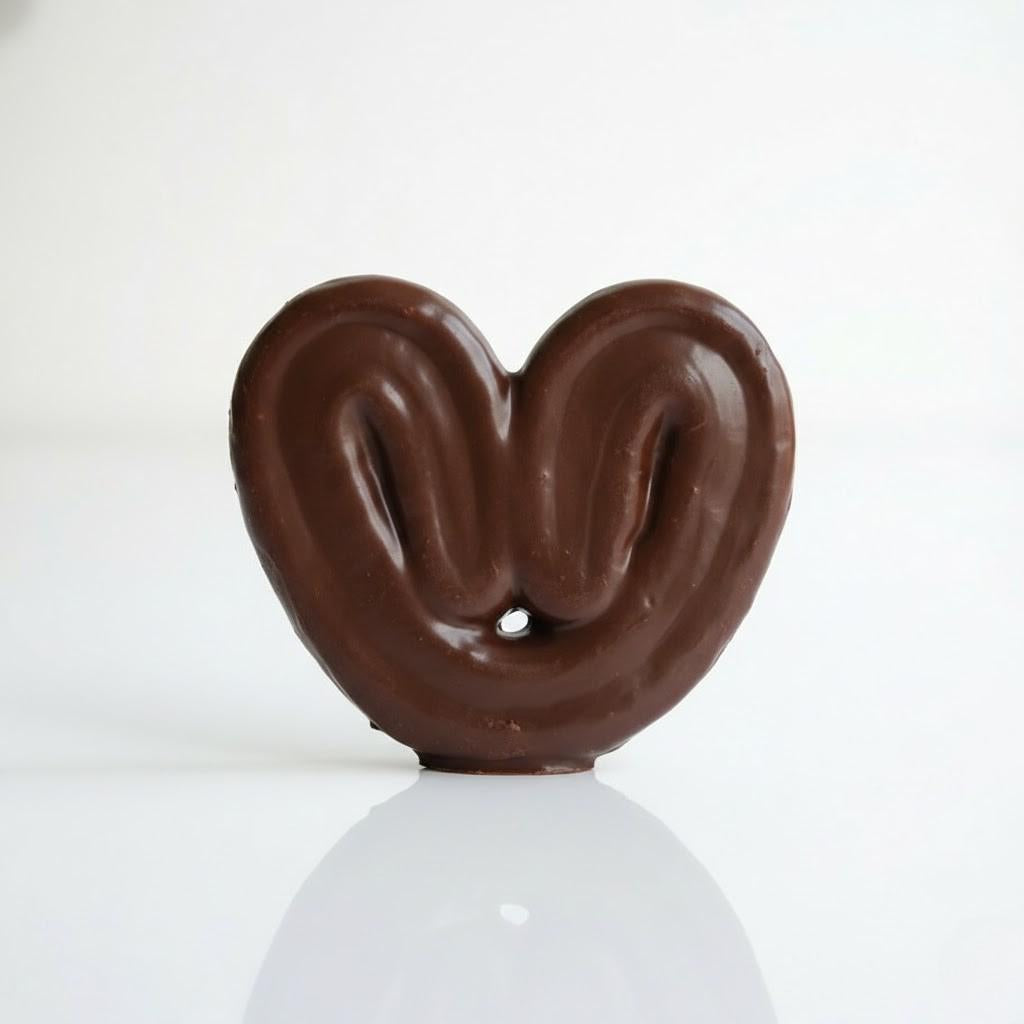 Palmera de hojaldre de chocolate