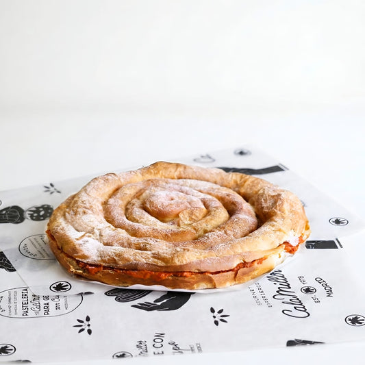 Ensaimada de sobrasada y miel
